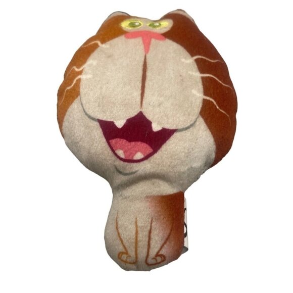 stuffed toy Disney Pixar SOUL Mr. Mittens 2 sides brown pink white green READ - Picture 1 of 2